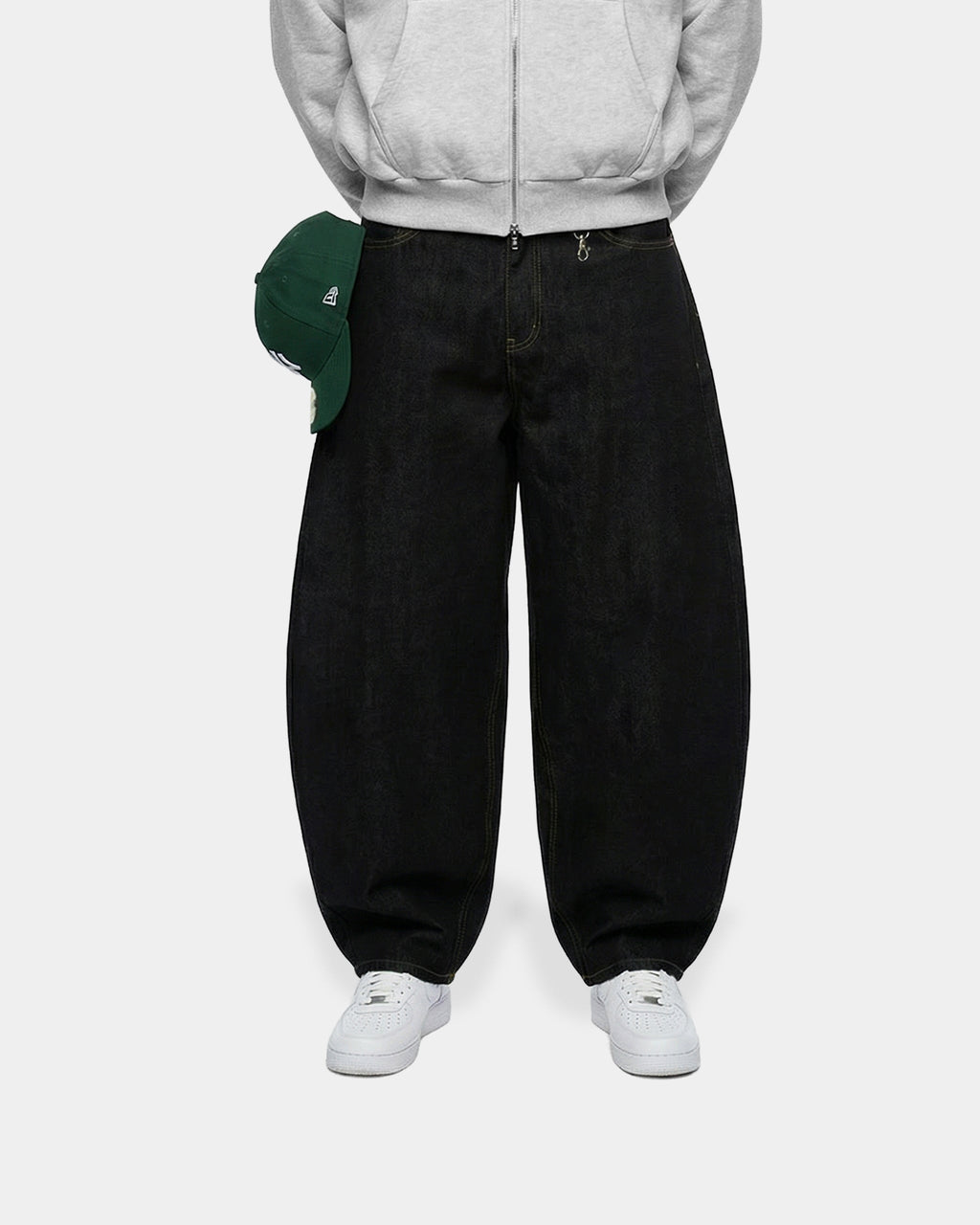 Jean baggy ballon noir