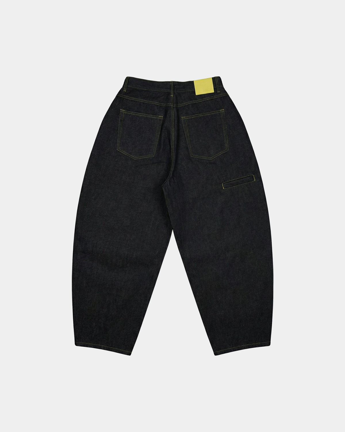 Zwarte baggy jeans met ballonpijpen