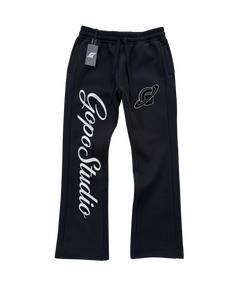 Pantalón jogger acampanado Gopo negro