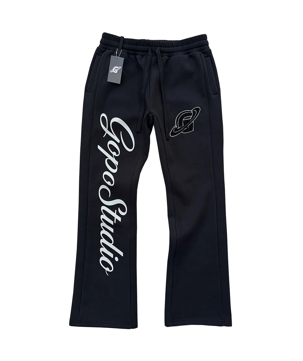 Uitlopende joggingbroek Gopo zwart