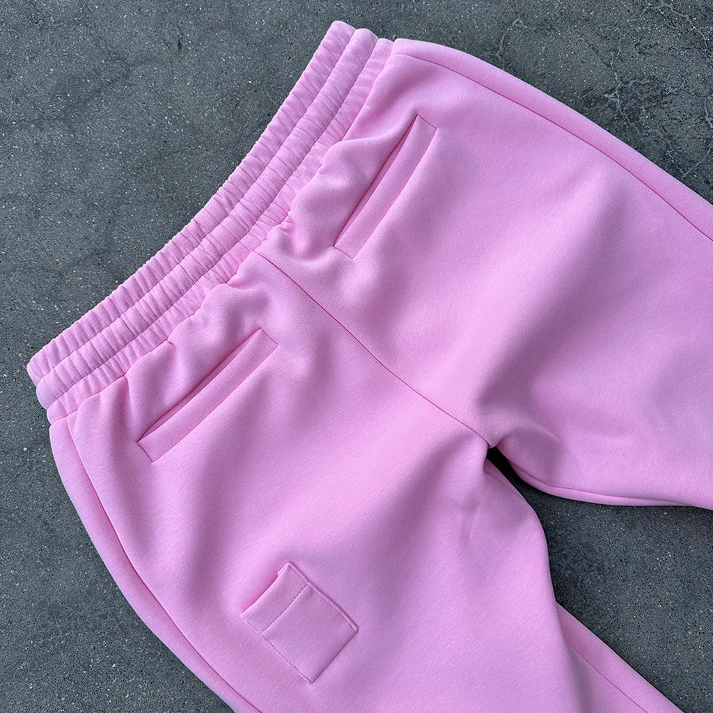 Uitlopende joggingbroek Gopo roze