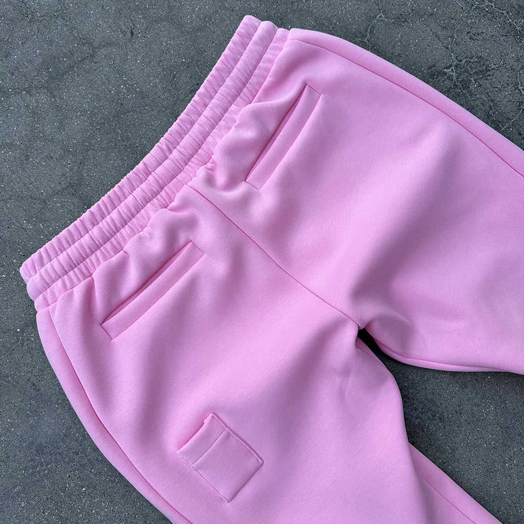 Uitlopende joggingbroek Gopo roze