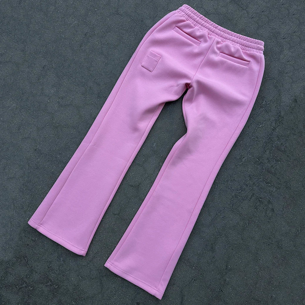 Uitlopende joggingbroek Gopo roze