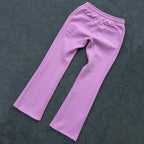 Uitlopende joggingbroek Gopo roze
