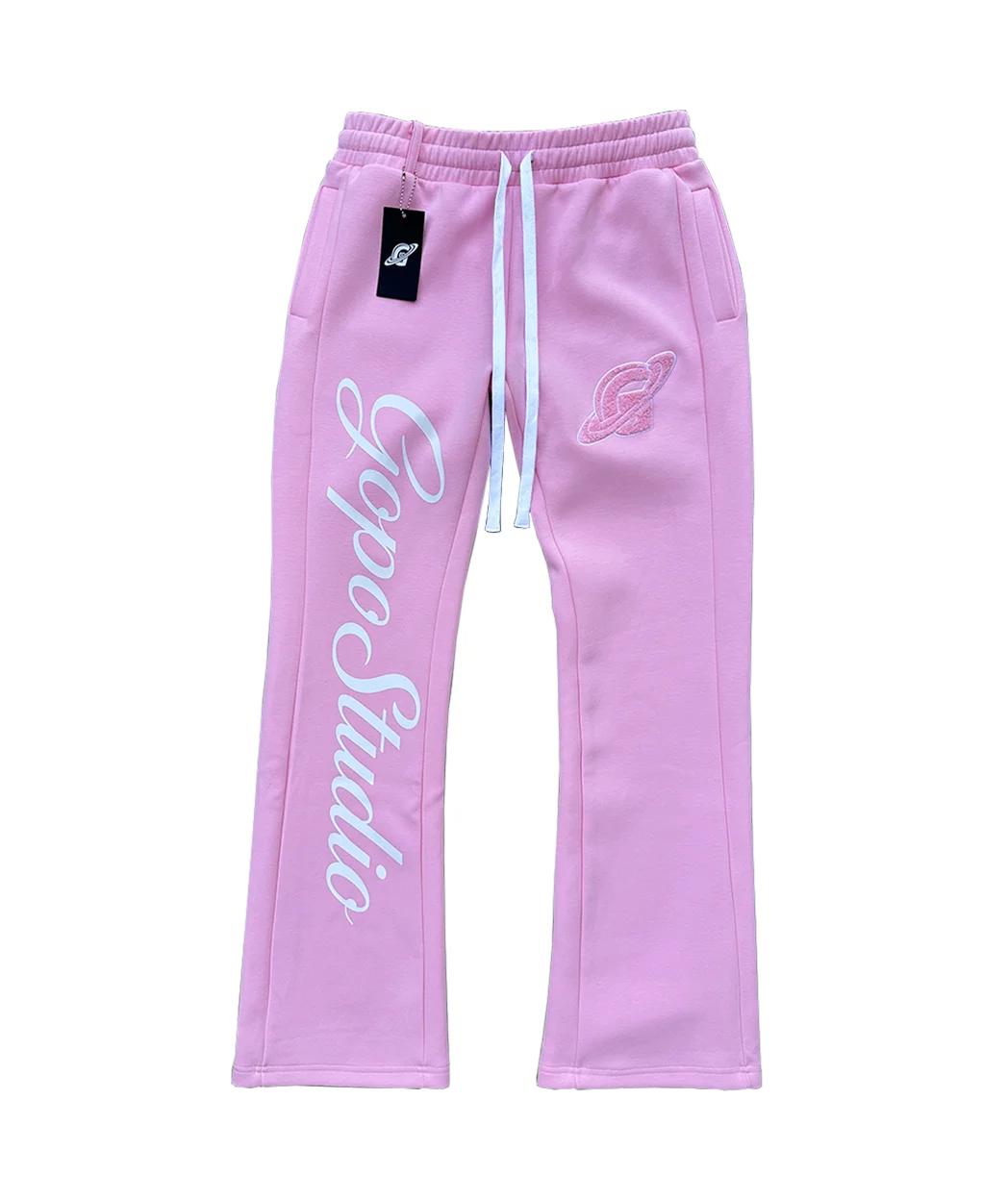 Uitlopende joggingbroek Gopo roze