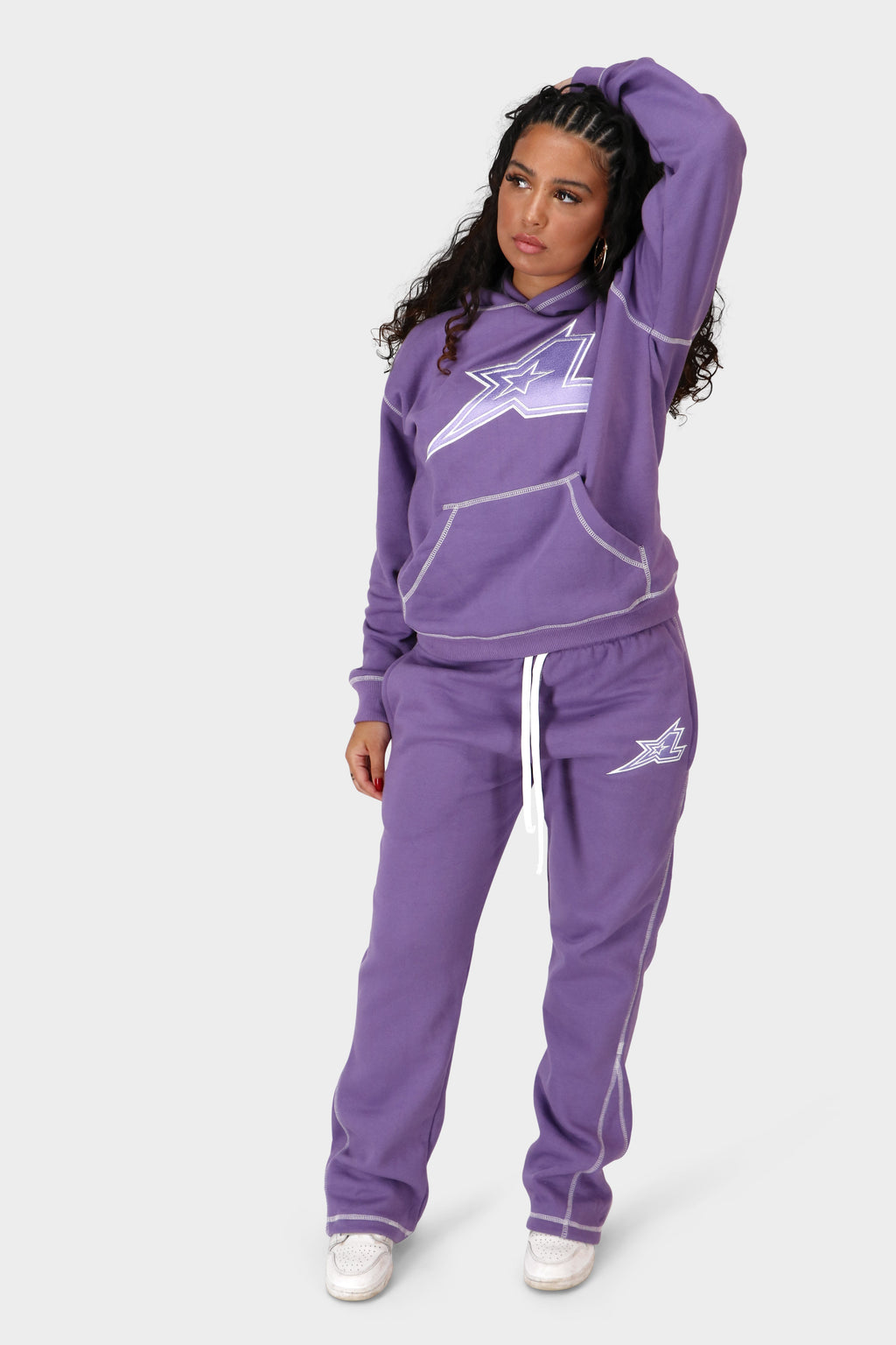 StarLine paarse uitlopende jogger