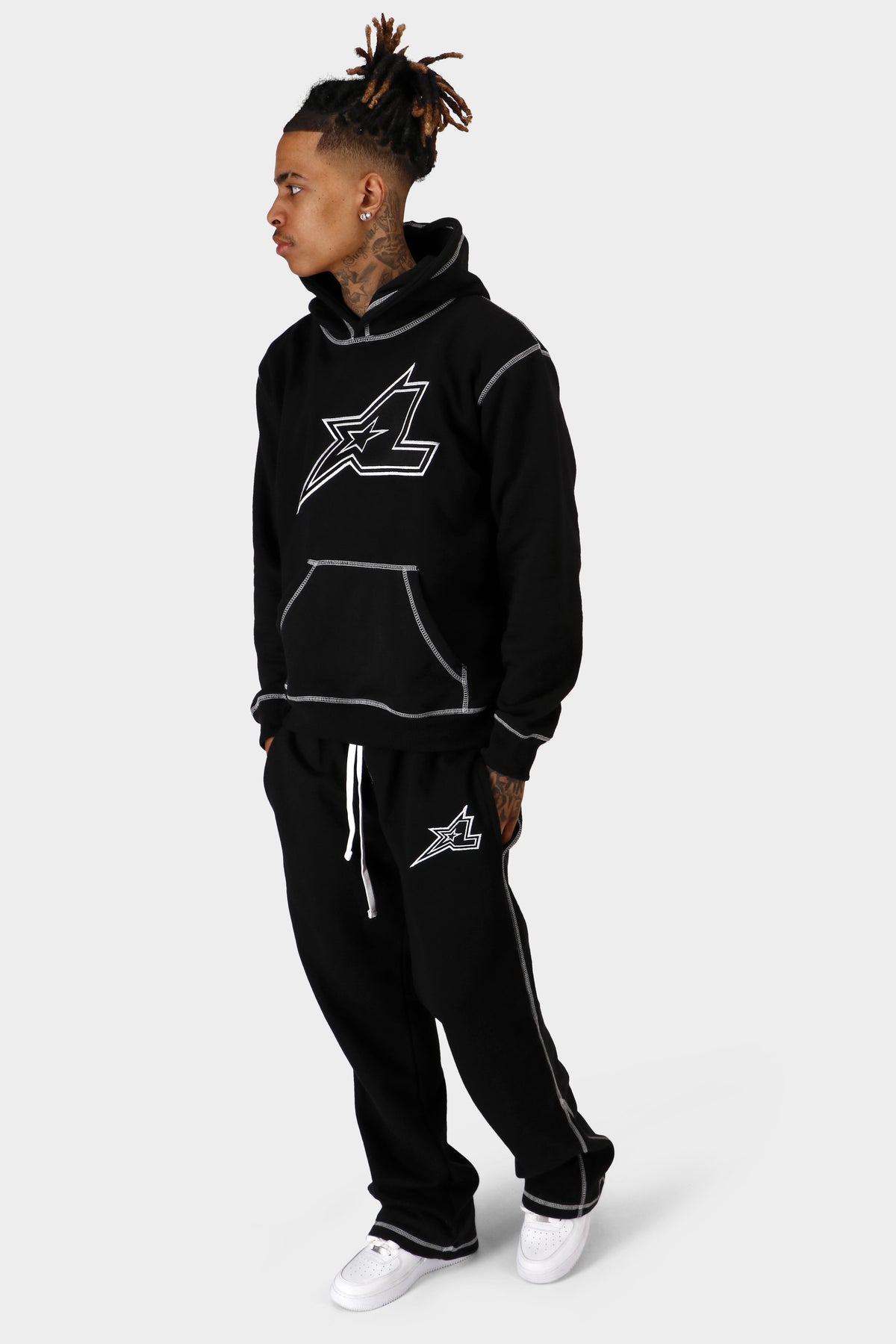 StarLine Black Flared Jogger