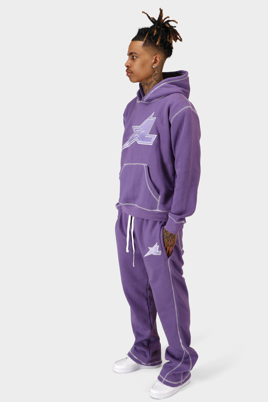 StarLine paarse uitlopende jogger