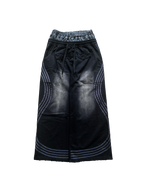 Black Leopard Sweatpants