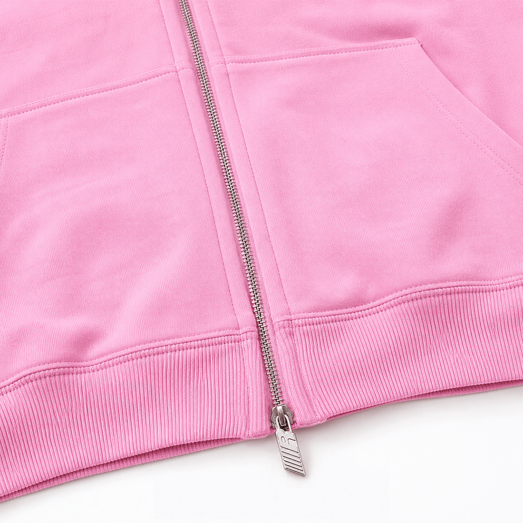 Sweat à capuche zippé à bandes léopard