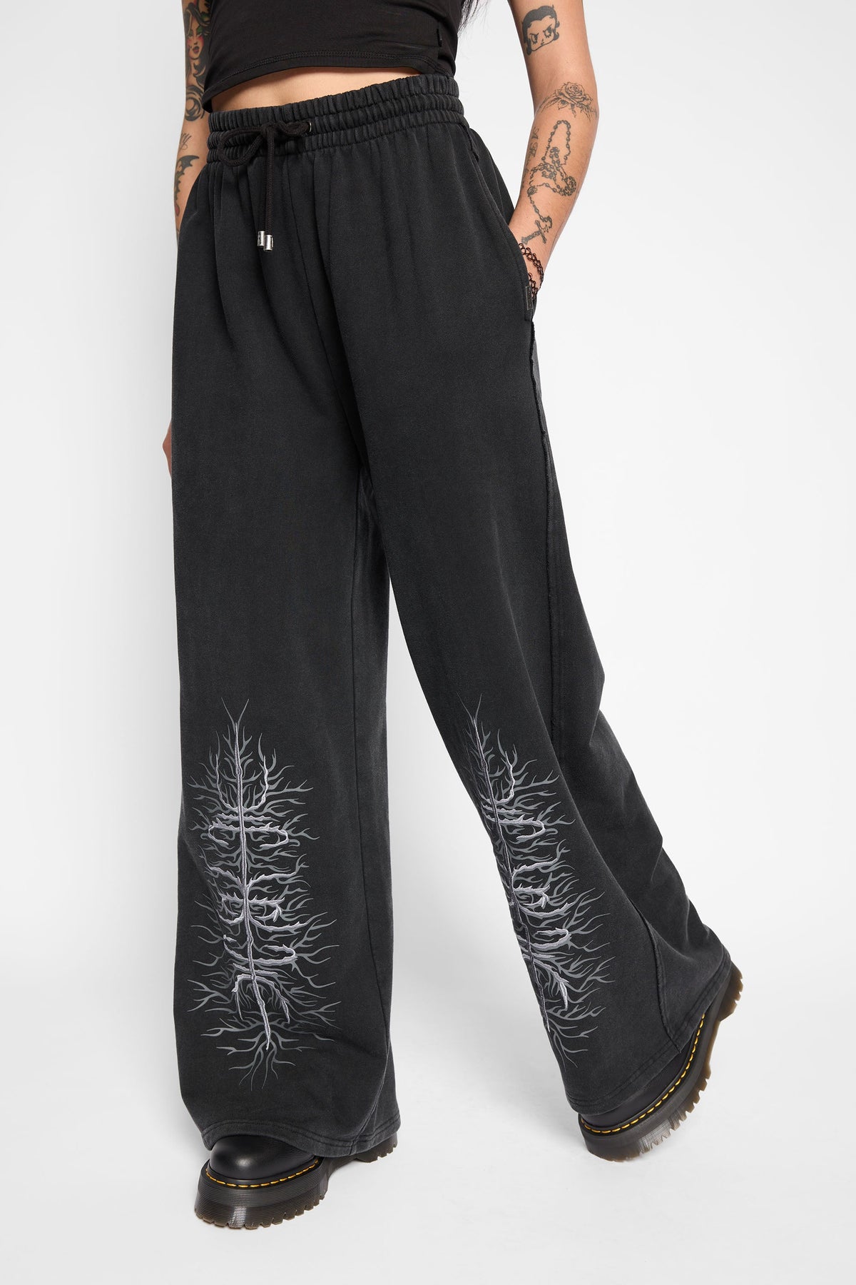 Pantalones de chándal de pierna ancha Lithium