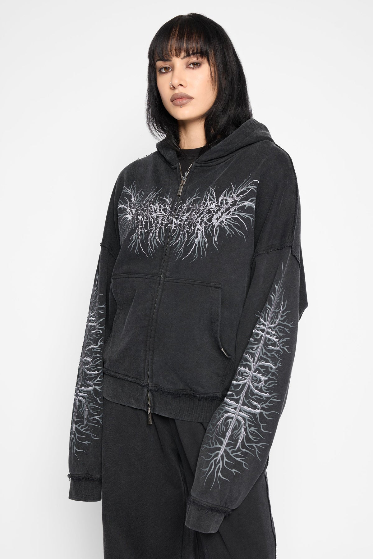 Lithium Oversized Zip Hoodie