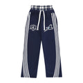 Jogging rayé - Bleu marine
