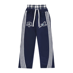 Jogger gestreift - Marineblau