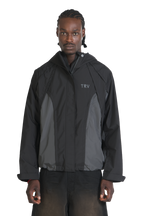 Wasserabweisende Reptile-Jacke Schwarz