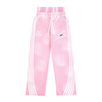 Pantalon de jogging rayé - Rose