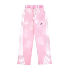 Joggingbroek met strepen - roze