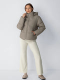Classic Short Detachable Hooded Puffer Jacket