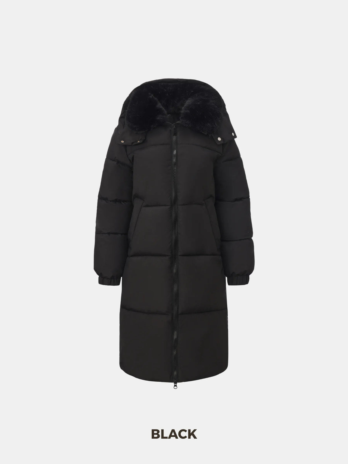 Classic Long Hooded Puffer Jacket