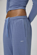 Pantaloni morbidi Wilbur a gamba larga blu