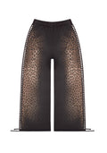 PANTALON DE JOGGING OVERSIZE À MOTIF LÉOPARD RUMOUR STUDDED