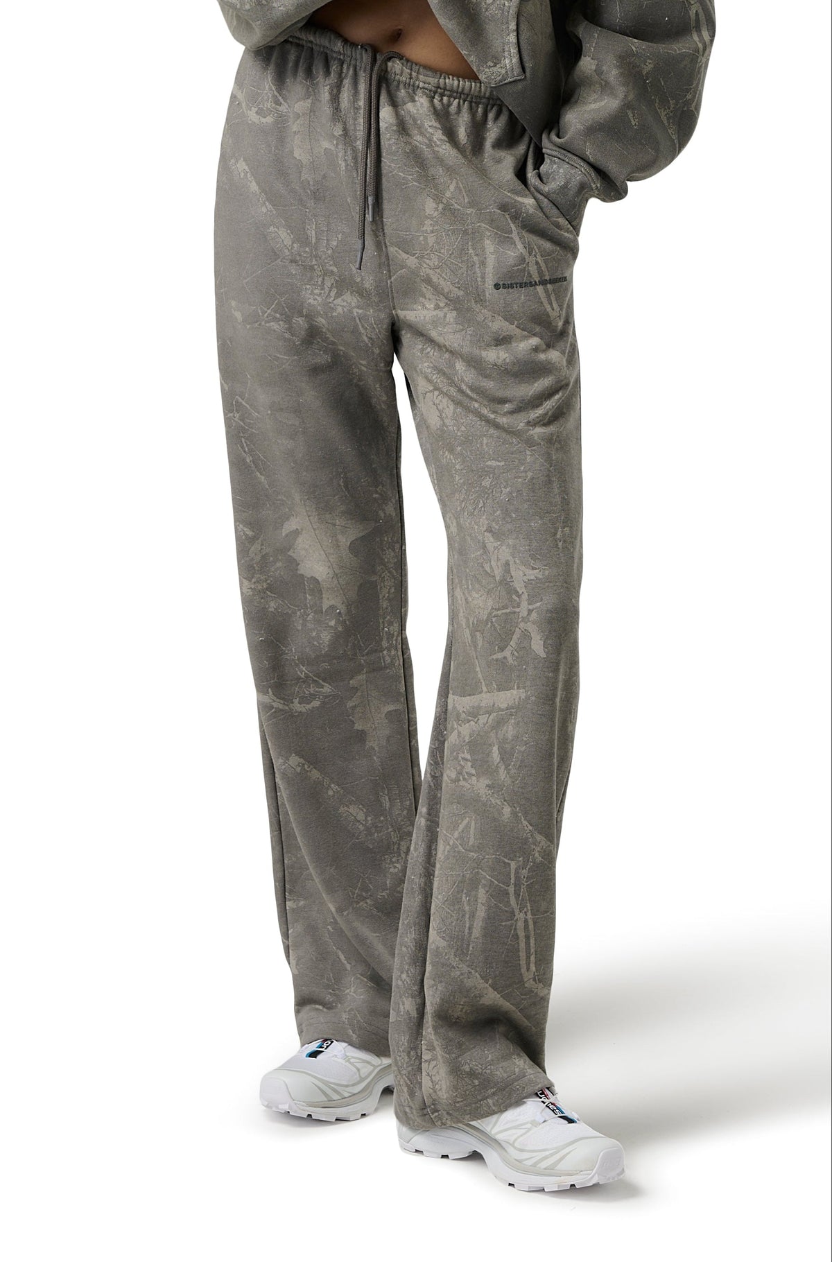 Pantalon de jogging large délavé Ranch à motif camouflage