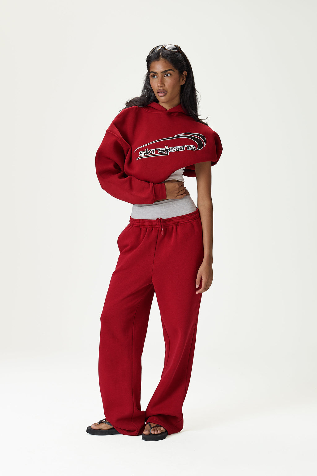 Wide Leg Sweatpants in Alert