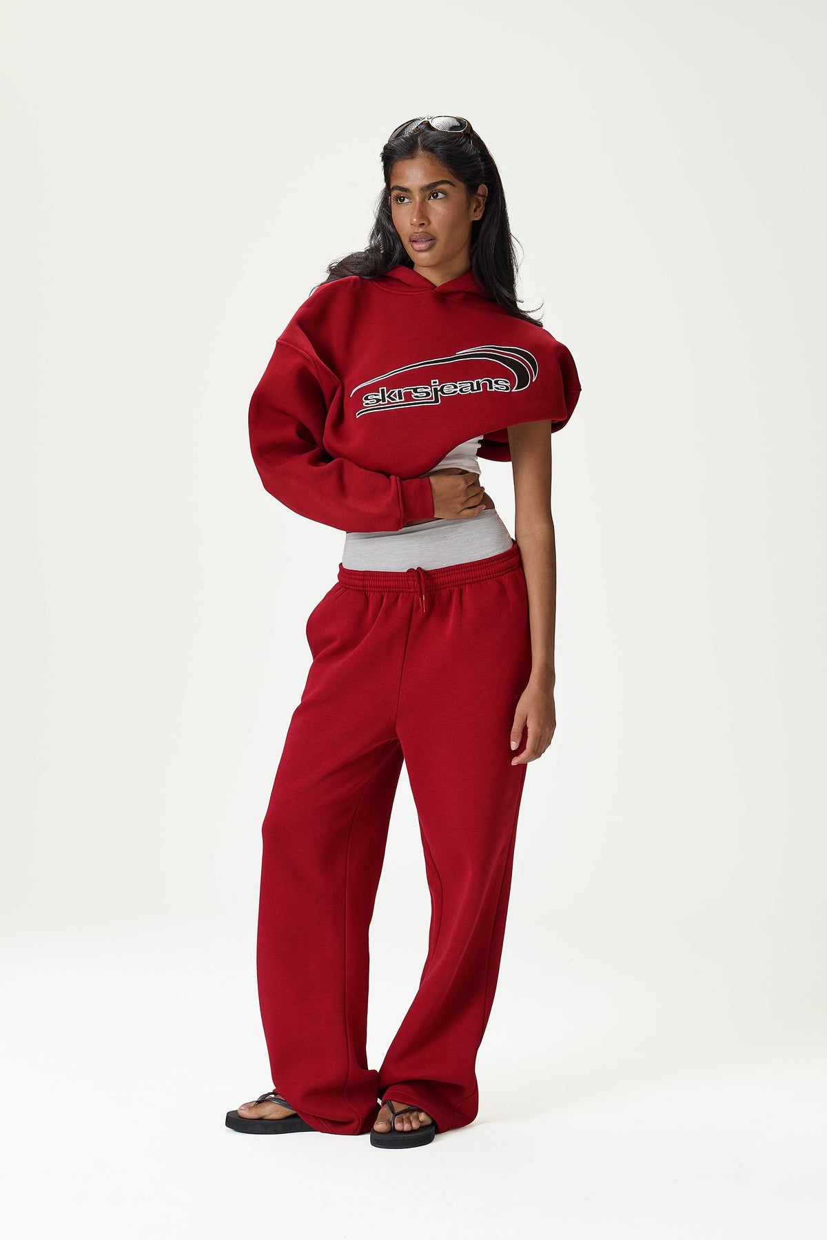Wide Leg Sweatpants in Alert