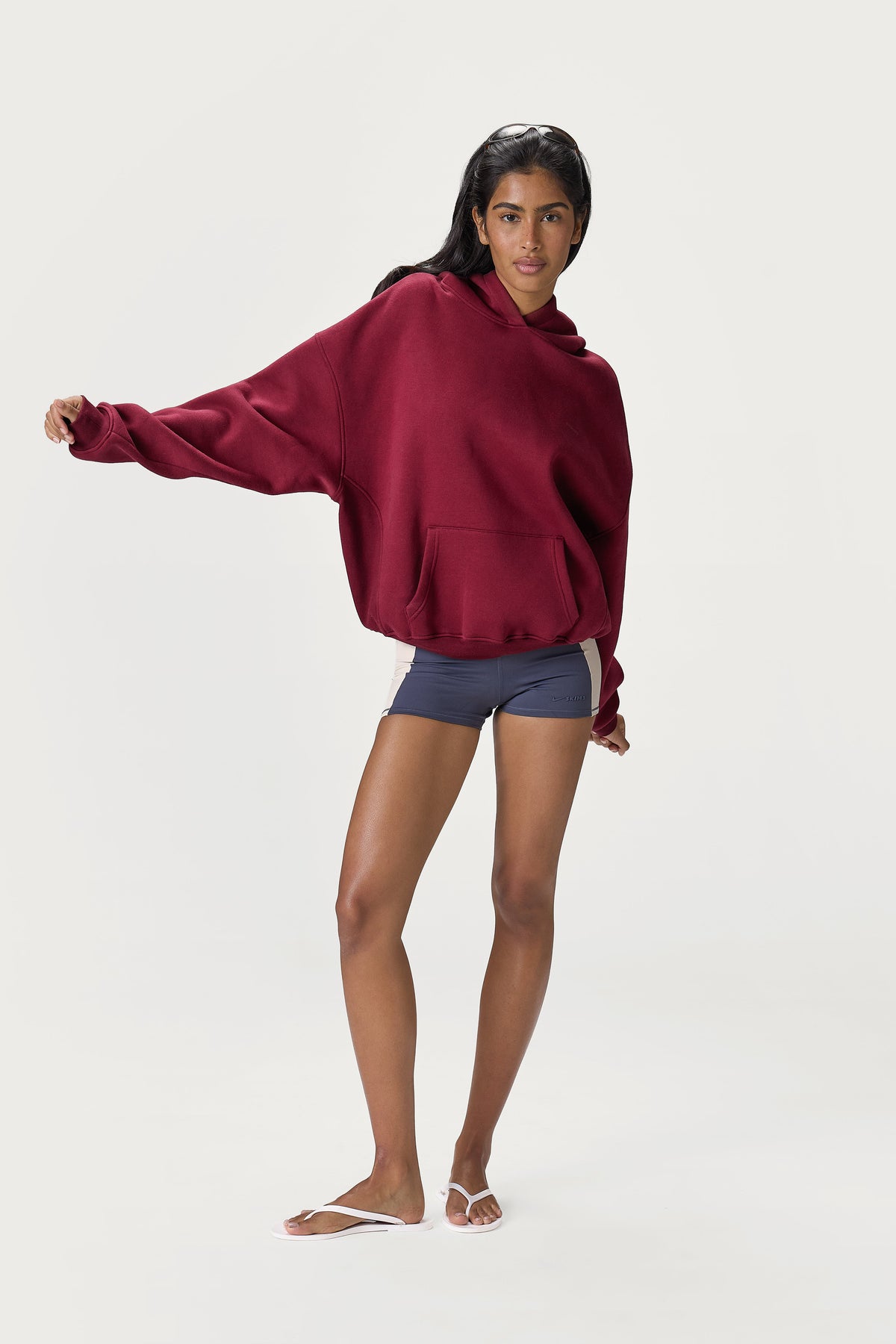 Classic Hoodie in Burgundy
