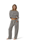 Pantalon large et souple Wilkie en crème multicolore