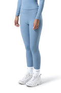 Mjuka aktiva tights i mellanblått