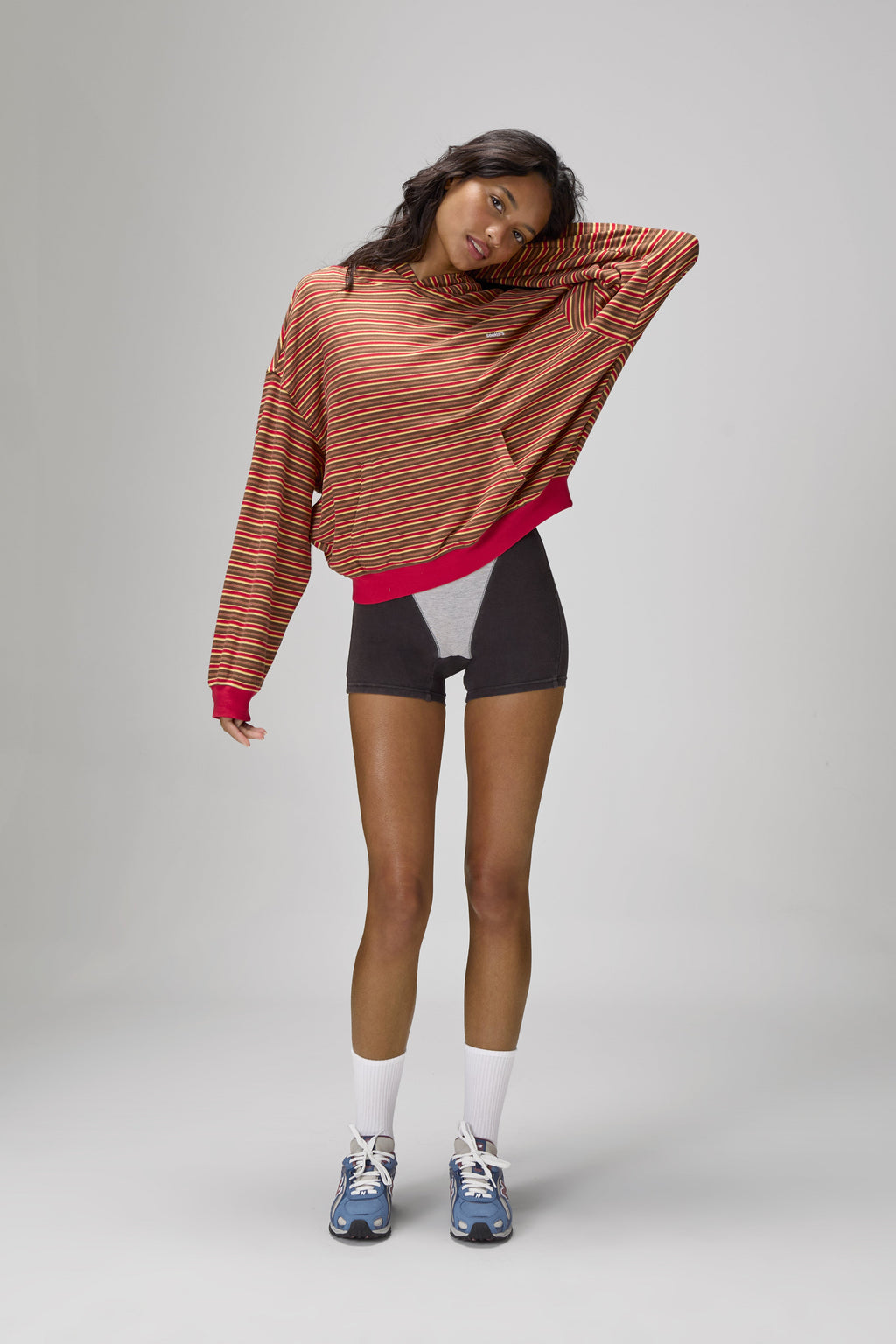 Walker Soft Shrunken Hoodie in Rot