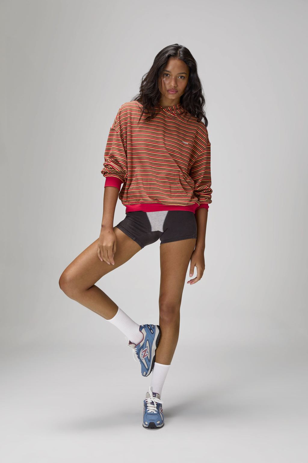 Walker Soft Shrunken Hoodie in Rot