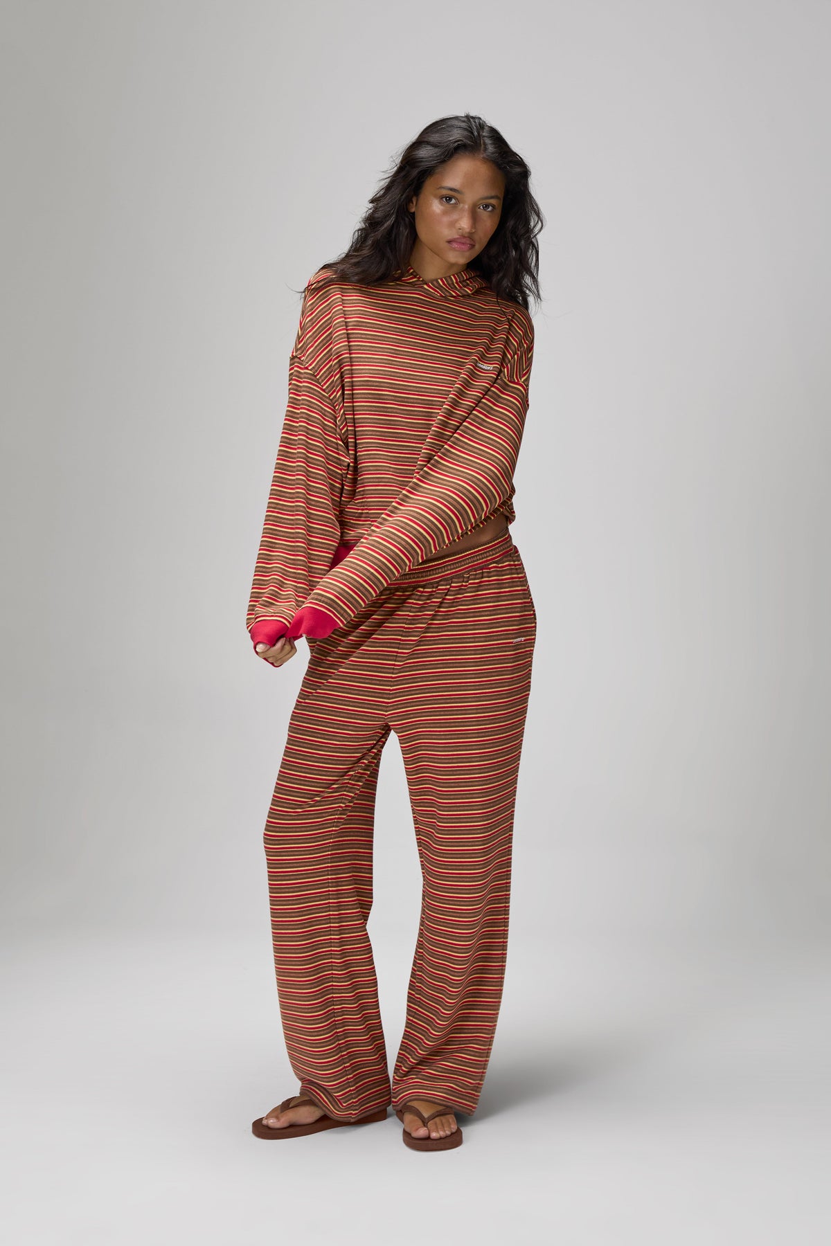 Walker Soft Shrunken Hoodie in Rot