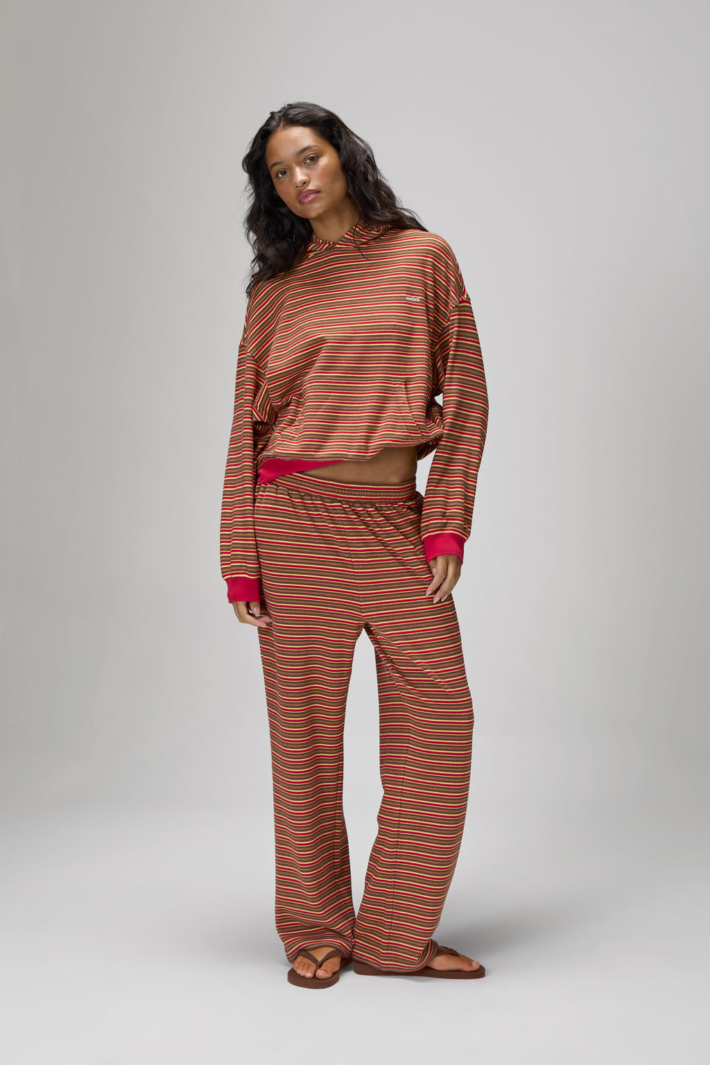 Walker Soft Shrunken Hoodie in Rot