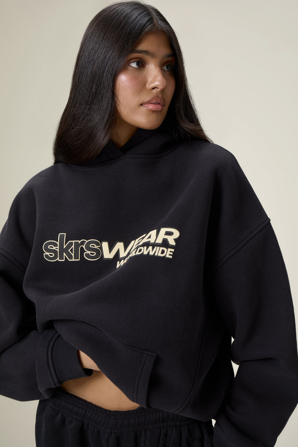 Wear Hoodie in Washed Black