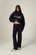Wear Hoodie in Washed Black