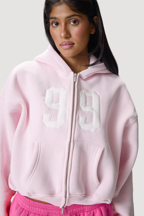 Felpa con cappuccio con zip 99 Shrunken in Bunny