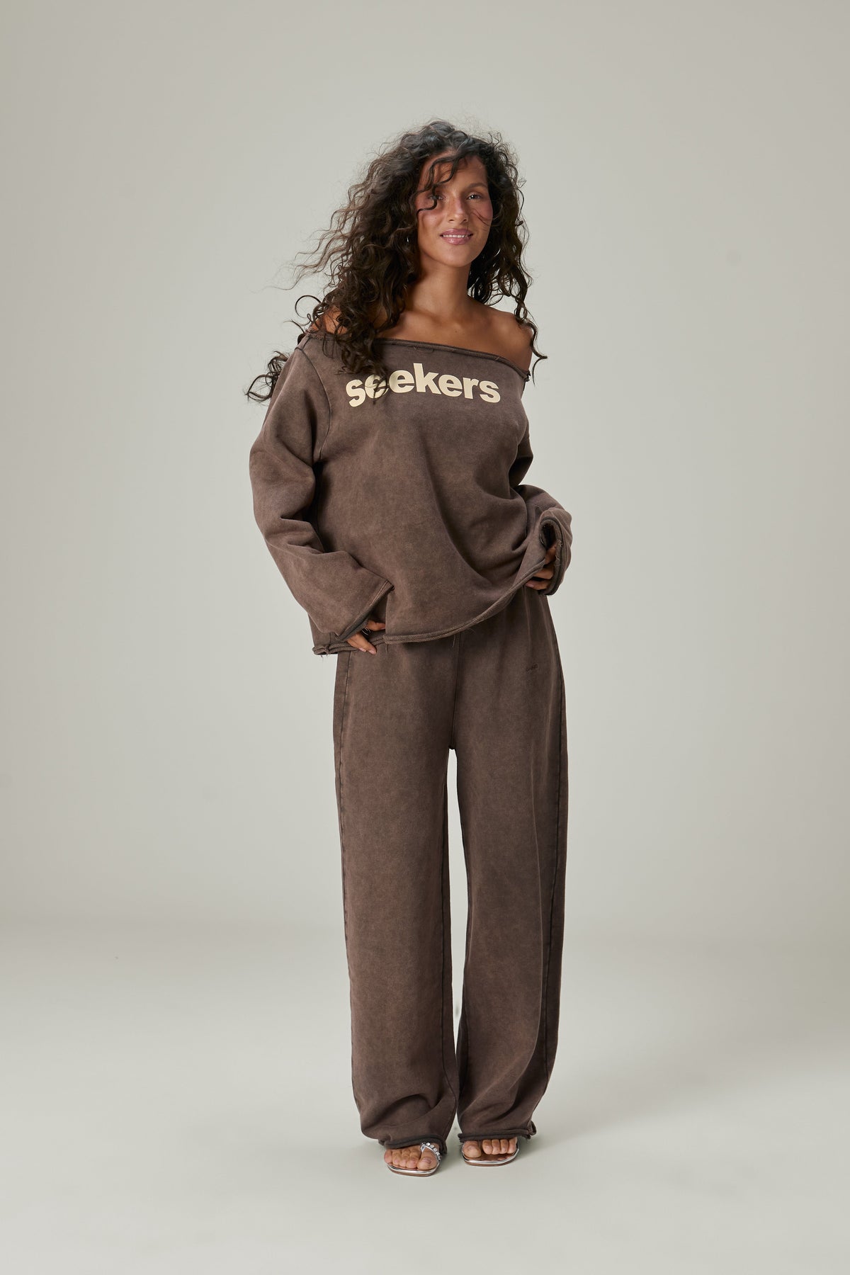 Slouch Top in Brown