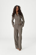 Pauley Fitted Zip Blazer