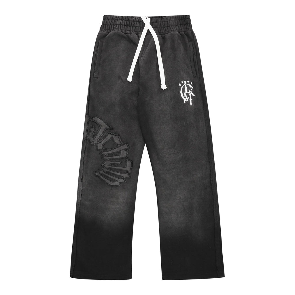 Jogger zippé effet usé 2.0 - Gris foncé