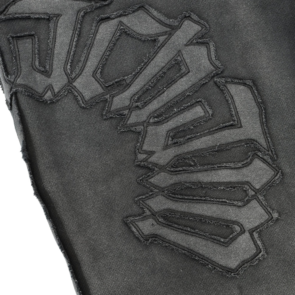 Jogger zippé effet usé 2.0 - Gris foncé