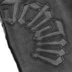Distressed Zip-Jogger 2.0 - Dunkelgrau