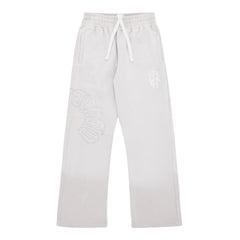 Jogger con cremallera desgastado 2.0 - gris claro