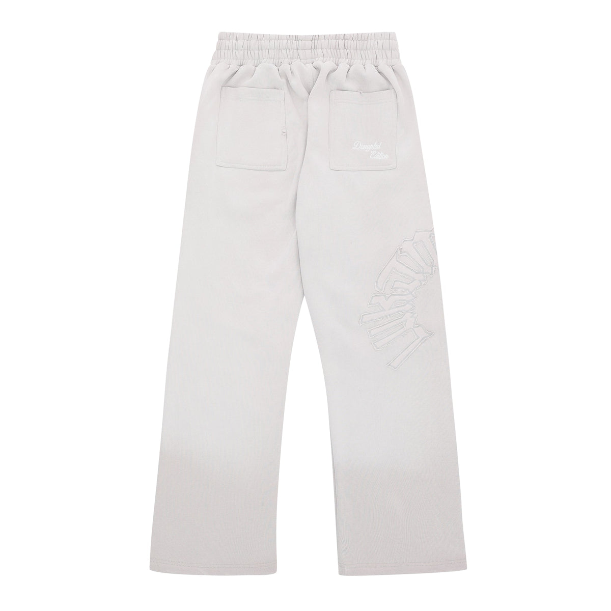 Distressed Zip Jogger 2.0 - Light Gray
