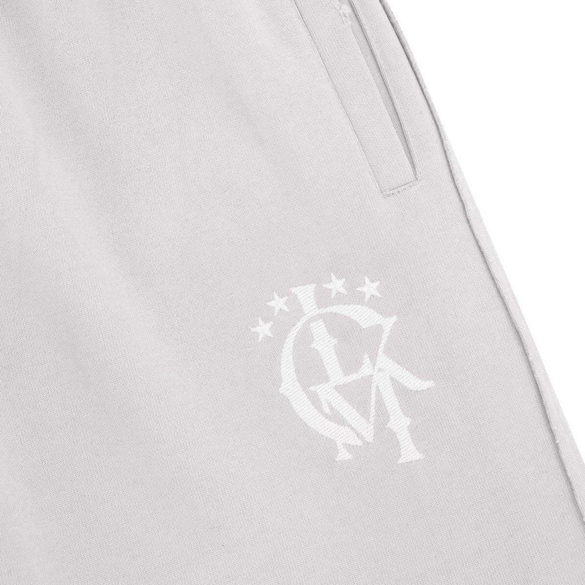 Distressed Zip Jogger 2.0 - Light Gray