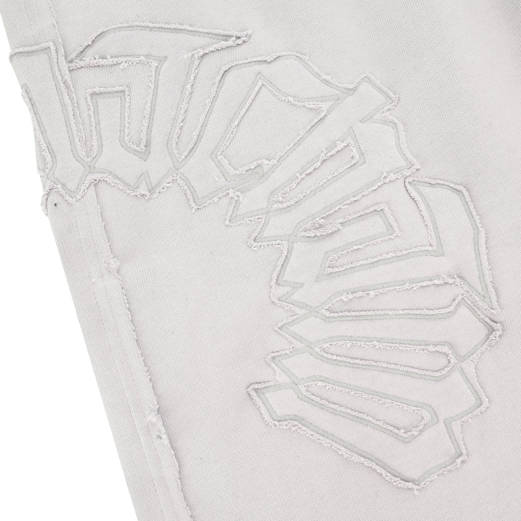 Jogger zippé effet usé 2.0 - Gris clair