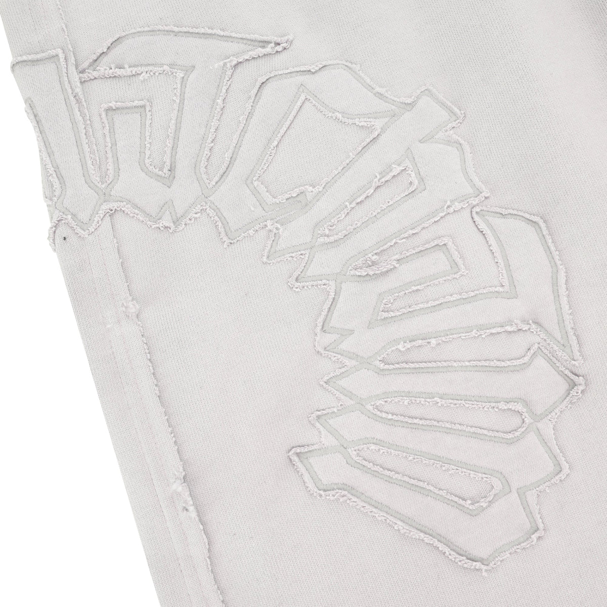 Distressed Zip Jogger 2.0 - Light Gray