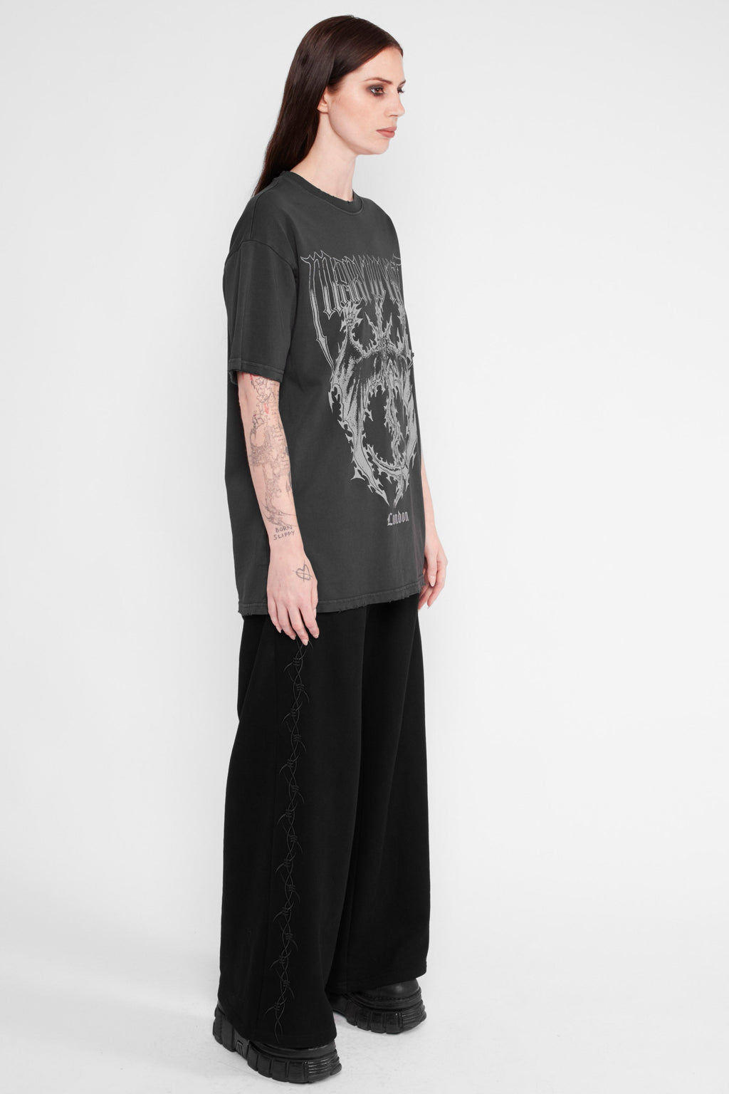 T-shirt Samael oversize à manches courtes