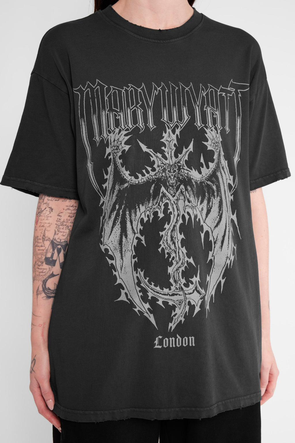 T-shirt Samael oversize à manches courtes